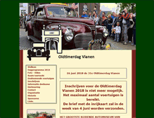 Tablet Screenshot of oldtimerdagvianen.nl